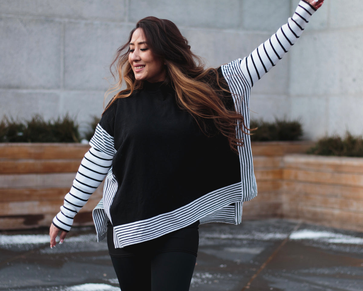 Poncho Style Sweater – NEELIMAS